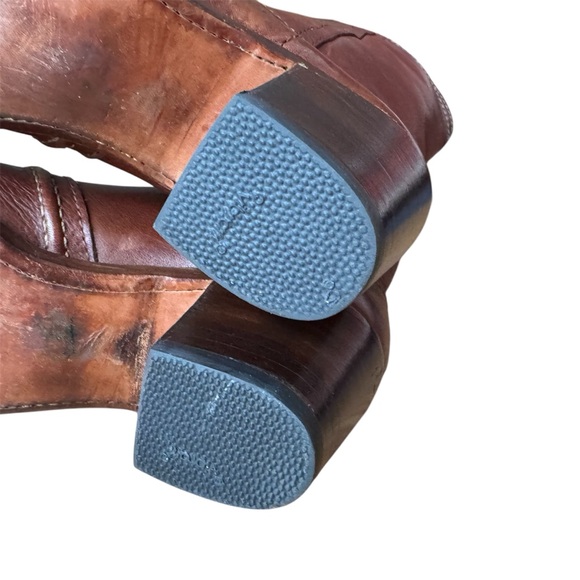 FRYE AND CO. Jane Stiched Tall Brown Boot - Picture 14 of 16